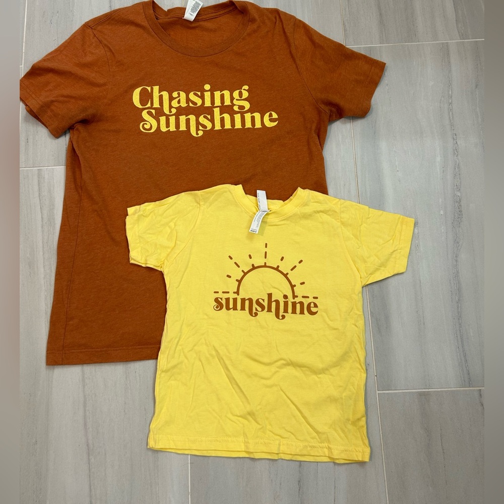 Chasing sunshine Mama/Mini T shirts